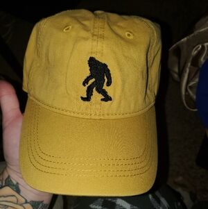 Yellow Bigfoot Embroidered Hat By Carbon Elements